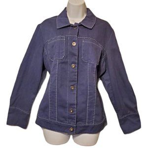 COLDWATER CREEK Pitch Stitch Detail Jacket   W18